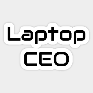 Laptop CEO Sticker
